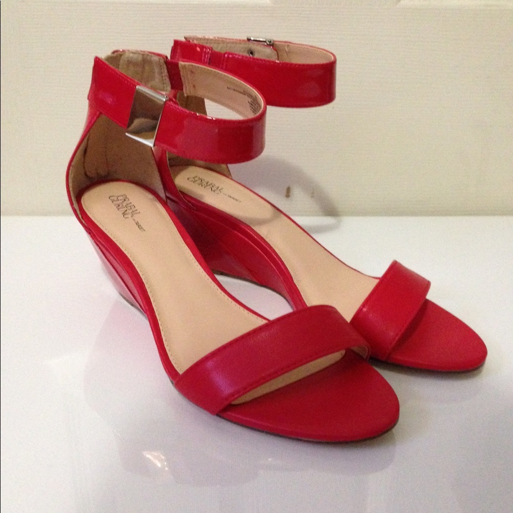 Prabal Gurung for Target Red Ankle Strap Sandals